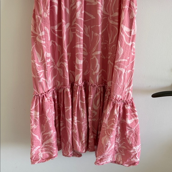 Yireh Dress Petal Hawaii ruffle floral vacation babydoll tiered - Picture 8 of 9